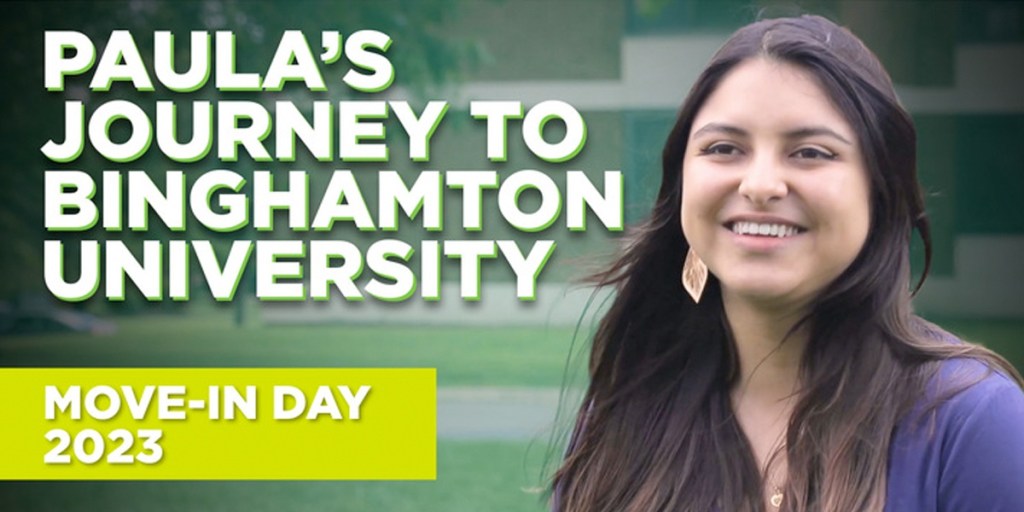 Making a new home: First-year student’s inspiring journey to Binghamton University&nbsp;(VIDEO)