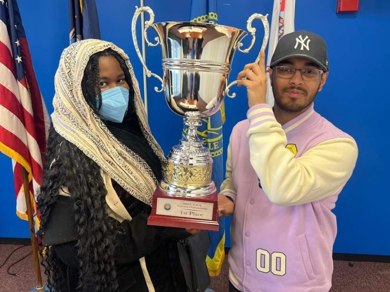 Binghamton debate team takes the trophy at national&nbsp;tournament