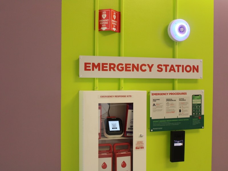 New emergency stations upgrade campus health and safety at Binghamton&nbsp;University