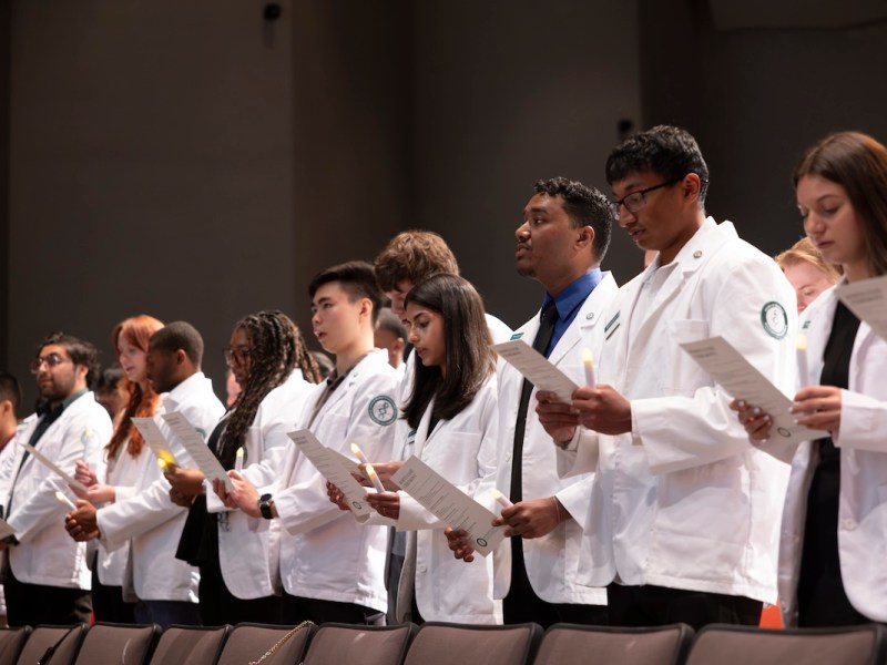 Binghamton University’s Doctor of Pharmacy Class of 2030 receive white&nbsp;coats